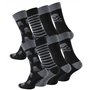 Cotton Prime Lot de 10 paires de chaussettes en coton pour homme Motif tête de mort - Noir - 39-42