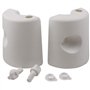 Deuba Set de 4 Poids pour pavillon Fixation en polyéthylène Haute densité tonnelle pavillon Tente Remplissage Eau/Sable Stable R