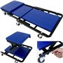 Deuba® Chariot de Visite mécanicien 150kg 6 roulettes rotatifs 360° Planche a roulettes Pliable Tabouret Atelier Garage Chariot