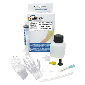 refill24 Liquide spécial pour le nettoyage des têtes d'impression à cartouche ou des têtes d'impression permanentes de Canon/Bro