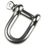 ARBO-INOX® Manille en D - Manille ronde - En acier inoxydable A4 - 12 mm