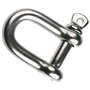 ARBO-INOX® Manille en D - Manille ronde - En acier inoxydable A4 - 12 mm