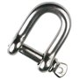 ARBO-INOX® Manille en D - Manille ronde - En acier inoxydable A4 - 12 mm