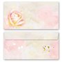 Enveloppes à motifs PÉTALES DE ROSE