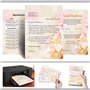 Enveloppes à motifs PÉTALES DE ROSE, 10 DIN LONG (110x220 mm) enveloppes sans fenêtre, avec bandes autocollantes