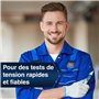 PeakTech Testeur de tension AC 1032 sans contact [+lampe de signal LED & vibration] 12-1000 V AC Plage de fonctionnement Détecte