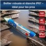 PeakTech Testeur de tension AC 1032 sans contact [+lampe de signal LED & vibration] 12-1000 V AC Plage de fonctionnement Détecte
