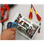 PeakTech Thermomètre infrarouge 4940 avec laser, de -50 °C à 600 °C, rapport de point de mesure 12:1, pour une mesure rapide de 