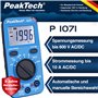 Multimètre numérique CAT III 600 V - Gamme automatique - 2000 points - Testeur de continuité - Multimètre - Voltmètre 600 V - 10
