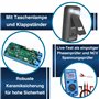 Multimètre numérique CAT III 600 V - Gamme automatique - 2000 points - Testeur de continuité - Multimètre - Voltmètre 600 V - 10