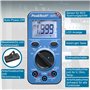 Multimètre numérique CAT III 600 V - Gamme automatique - 2000 points - Testeur de continuité - Multimètre - Voltmètre 600 V - 10