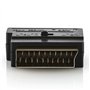 deleyCON Adaptateur Péritel vers 3X RCA in Out + Adaptateur S-Vidéo S-VHS AV Audio Vidéo