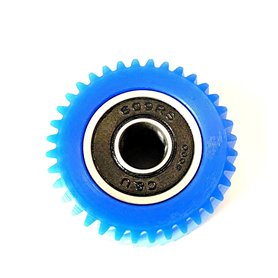 Enerpower Roue dentée de rechange en plastique bleu ou blanc pour moteur Tongsheng TSDZ2 36 V et 48 V
