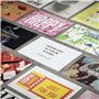 OfficeTree Lot de 100 cartes de vœux A6 avec 10 enveloppes – Cartes postales en anglais avec dictons pour toutes les occasions a