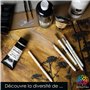OfficeTree Peintures acryliques métalliques -7x 100 ml - Set de peintures acryliques métalliques à base d'eau - Acrylique métall