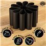 OfficeTree 100 Feuilles de papier en noir - enfants Papier DIN A4 pour bricoler et construire - 130 g/m²