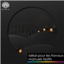 OfficeTree 100 Feuilles de papier en noir - enfants Papier DIN A4 pour bricoler et construire - 130 g/m²
