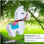 ILP Pinata Lama à Remplir - Amusant pour Les Jeux De Fête d'anniversaire pour Enfants - Piñata - avec Baton Pinata et Masque - 4