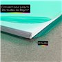 OfficeTree 50x Pochette Plastique A4 Couleur - Pochette Coin Plastique - Chemise Plastique A4 - Pochette Coin - Porte Document