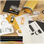OfficeTree 30 Feuille Mousse Pailletée A4-15 Couleurs Mousse EVA 2mm - Caoutchouc Mousse Scintillant - Feuille Mousse Loisir Cre