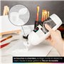 OfficeTree Peinture Acrylique Blanche 1000ml à Base d'eau - Acrylique Blanc Peinture - White Acrylic Paint - Peinture Blanche Ac