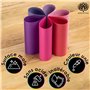 OfficeTree 60x Feuille Rose A4 300g - 6 Couleurs - Feuille de Couleur Cartonné A4 - Papier Rose pour Bricolage Scrapbooking & Im