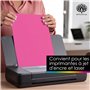 OfficeTree 60x Feuille Rose A4 300g - 6 Couleurs - Feuille de Couleur Cartonné A4 - Papier Rose pour Bricolage Scrapbooking & Im