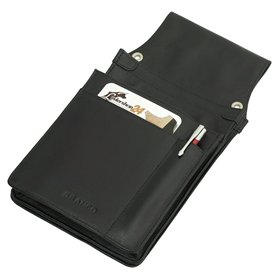 Pochette Tablette Serveur Professionnelle adaptée pour Un iPad Mini Jusqu’à 8 Pouces & Portefeuille Serveur en Cuir de bœuf