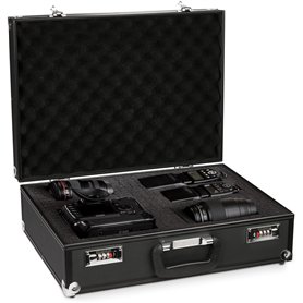 BRUBAKER Valise Universelle en Aluminium - Valise de Transport pour Appareils Photo