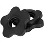 GYRONETICS® Set d'Haltères Courts - 20kg, Ensemble Disques de Poids, avec Barre Ø 25mm, Antidérapant, 2 Fermeture Étoile, Plasti
