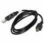 vhbw Câble USB synchronisation de données 2-en-1 avec charge compatible avec TomTom Car, GO, ONE Europa, Start, XL, XXL GPS
