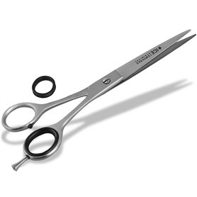 Ciseaux de coiffeur avec microdenture unilatérale en acier inoxydable Ciseaux pour le soin des cheveux 17