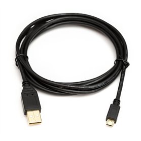 Câble USB pour appareil photo numérique Canon Powershot G7 X Mark II Plaqué or 2 m