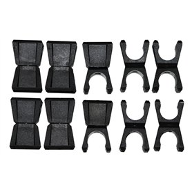 Boje Sport Lot de 10 rotules pivotantes (360 degrés) pour Jalons diamètre 25 mm - 10x 2S