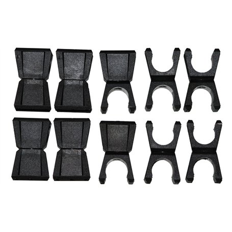 Boje Sport Lot de 10 rotules pivotantes (360 degrés) pour Jalons diamètre 25 mm - 10x 2S