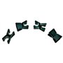 Boje Sport Lot de 10 rotules pivotantes (360 degrés) pour Jalons diamètre 25 mm - 10x 2S