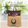 Corno d´Oro Sac à dos antivol de qualité supérieure pour homme et femme - En cuir - Grand sac à dos vintage pour ordinateur port