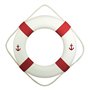 Bouée de sauvetage Blanc Rouge 50 cm