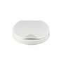 Grünblatt Abattant de WC hygiénique Health Care - Avec rehausseur de siège de 5 cm et système d'abaissement automatique - Fixati