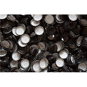 Capsules ungestanzt Ø 26 mm avec joint pour bouteilles standard en plastique