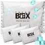 THERM BOX Lot de 4 blocs réfrigérants professionnels pour glacière - 450 g - Réutilisables Blanc