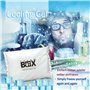 THERM BOX Lot de 4 blocs réfrigérants professionnels pour glacière - 450 g - Réutilisables Blanc
