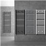 ECD Germany Radiateur Sèche-Serviettes Sahara pour Salle de Bain - 400 x 1500 mm - Blanc - Droit avec Raccordement Latéral - Rad