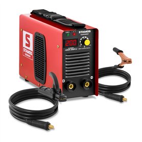 Stamos Germany S-MMA-200PI.2 Poste à Souder à l'Arc Poste a Souder Inverter MMA Soudage Soudure (200 A