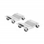 MSW Chariot De Déplacement Manutention Véhicule Voiture Porte-Voiture MSW-HR-680 (2 Unités x 680 kg