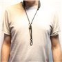 Soundman Sangle de Clarinette SNG-8 - Confortable en Cuir, Réglable en Hauteur Avec Crochet Robuste pour Tous Types de Clarinett