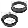 tomzz Audio 2857-001 Anneaux de Haut-parleurs Adaptateurs Supports compatibles avec VW Golf 4 Passat 3B BG Polo 9N Audi A2 Seat 