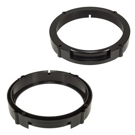 tomzz Audio 2849-001 Anneaux de Haut-parleurs Adaptateurs Supports compatibles avec Seat Ibiza 6L Leon 1P Porte Avant et Porte a