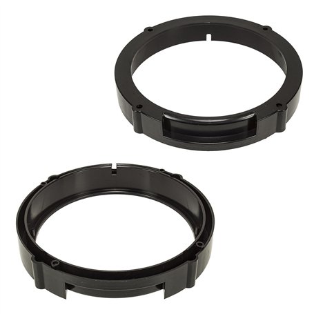 tomzz Audio 2849-001 Anneaux de Haut-parleurs Adaptateurs Supports compatibles avec Seat Ibiza 6L Leon 1P Porte Avant et Porte a