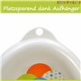 Winnie Siège de bain anatomique pour bébé Blanc